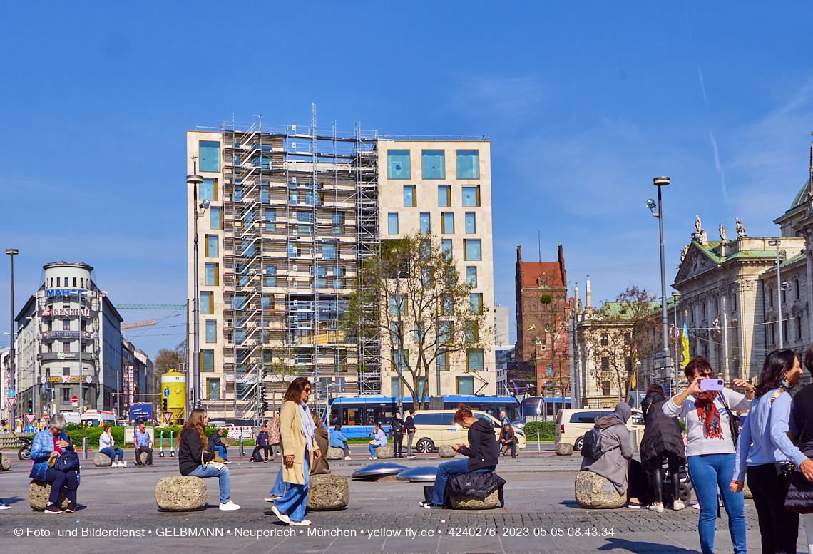 Mai 2023 - Neubau des Hotels Königshof am Stachus in München